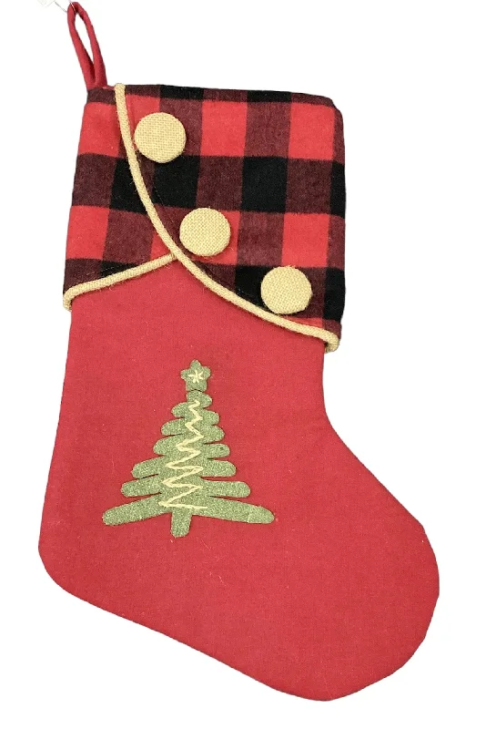 Xmas Stockings with Tree Patch