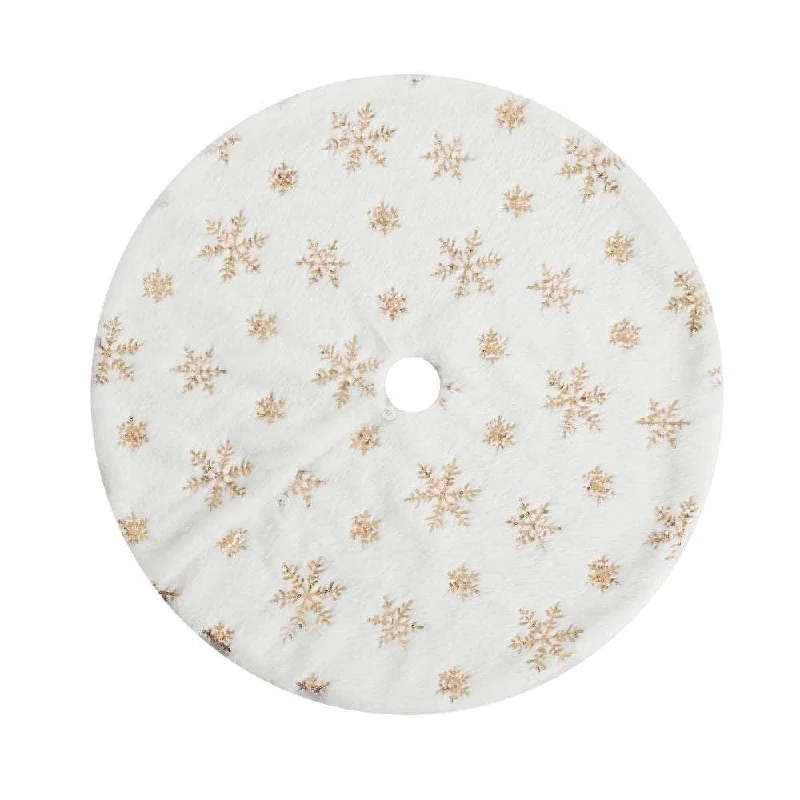 90cm Snowflake Christmas Tree Skirt