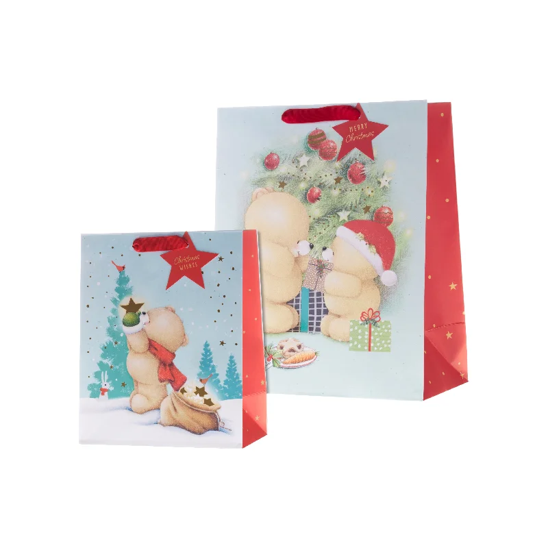 Christmas Gift Bags - Pack of 2 in 2 Forever Friends Bears Designs