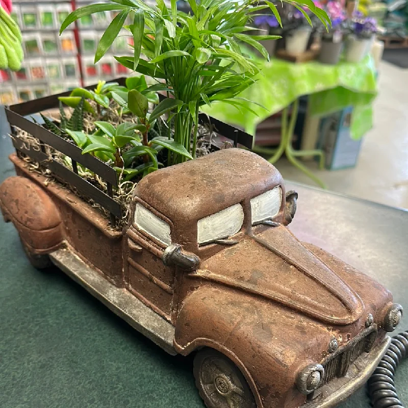 Rusty Truck Planter